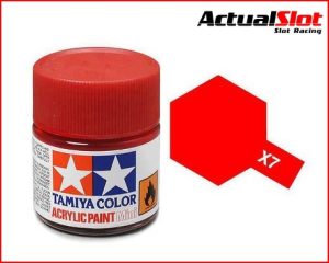 X7 PINTURA TAMIYA ROJO 10ml.