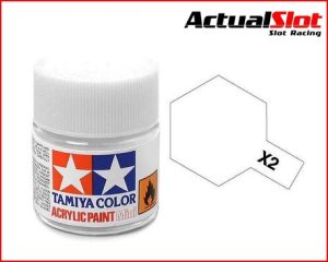 X2 PINTURA TAMIYA BLANCO 10ml.