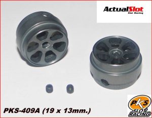 LLANTA ALUMINIO K6 (1/24) 19 x 13mm