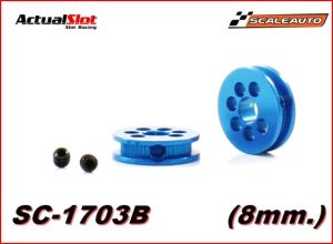 ALUMINIUM PULLEY 8mm.