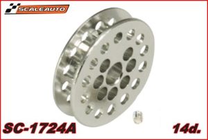 POLEA DENTADA 14d. (EJE 3/32mm.)