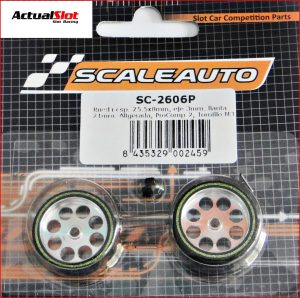 WHEELS & SPONGE PROCOMP-2 TYRES (25,5 x 8mm.)