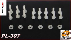 SET DE TORNILLOS DE NYLON 1/32