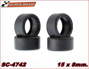 NEUMATICOS GOMA RT-STANDARD 15 x 8mm.