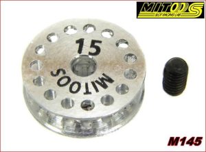 POLEA DENTADA 15d. (EJE 3/32)