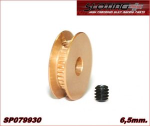 POLEA ALUMINIO 6,5 mm. EJE 3/32