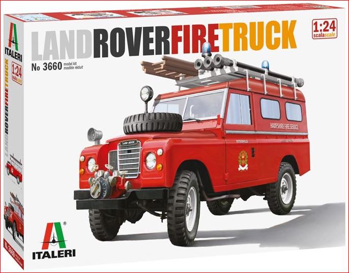KIT LAND ROVER FIRE TRUCK(1/24)