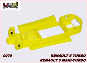 CHASSIS 3D RENAULT 5 (SCALEXTRIC - IN-LINE)