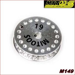 POLEA DENTADA 19d. (EJE 3/32)