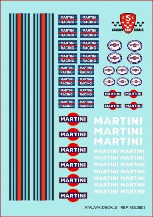 GENERIC DECALS "MARTINI"