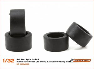 RUBBER TYRES A-S25 20 x 10,5mm.