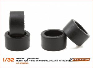 RUBBER TYRES A-S25 19,5 x 10,5mm.