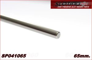 65mm. EIX D'ACER INOX. DUR