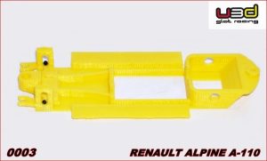 CHASSIS 3D RENAULT ALPINE A110 (SCALEXTRIC - IN-LINE)