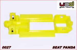 CHASIS 3D SEAT PANDA (SCALEXTRIC - IN-LINE)
