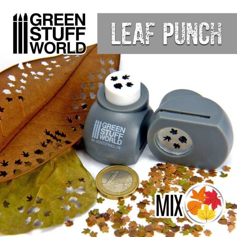 Miniature Leaf Punch LIGHT GREY