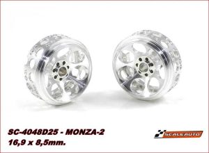 ALUMINIUM WHEELS 16,9 x 8,5mm. MONZA-2