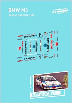 CALCAS 1/32 BMW M3 (RALLY OURENSE 1989)