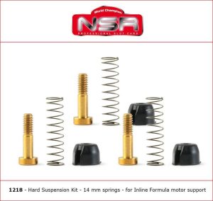 HARD SUSPENSION KIT - FORMULA 1 IN-LINE MOTOR SUPPORT
