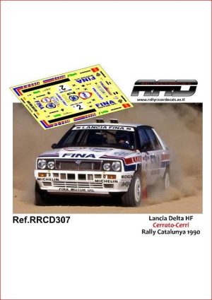 CALCAS 1/24 LANCIA DELTA HF (RALLY CATALUNYA - COSTA BRAVA 1990)