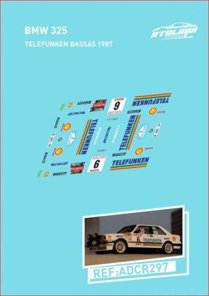 CALCAS 1/32 BMW 325 (RALLYE PLATJA D'ARO 1987)