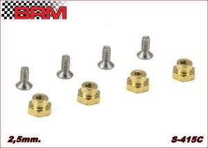 BRASS NUT BEARINGS H 2,5mm.