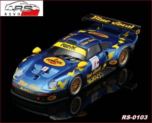 PORSCHE 911 GT1 - BLUE CORAL