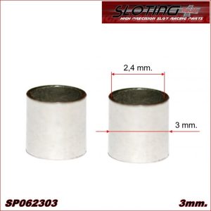 SEPARADORES MINI PARA EJE 3/32 DE 3 mm.