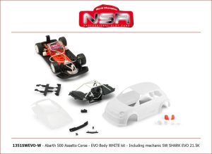 ASSETO 500 ABARTH CORSE BODY WHITE KIT