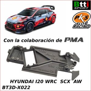 CHASIS 3D HYUNDAI I20 WRC (SCALEXTRIC - ANGLEWINDER)