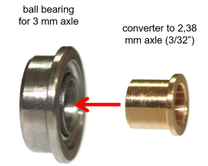 KIT DE CONVERSION DE 3mm. A 2,38mm.