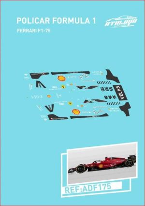 CALCAS 1/32  POLICAR FORMULA 1 - FERRARI F1-75
