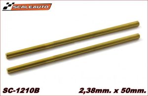 2,38 x 50mm. RECTIFIED STEEL AXLE