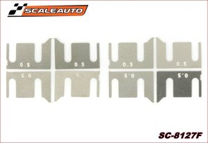 SEPARADORS METÀL·LICS PER SUPORTS D'EIX - 0,50mm.