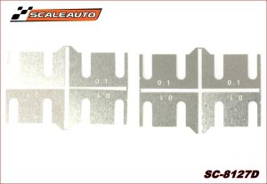 METALLIC SPACERS FOR AXLE SUPPORTS - 0.10mm.