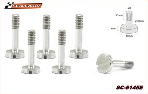 CONICAL HEAD SCREWS FOR SUSPENSION M2 x 9mm.