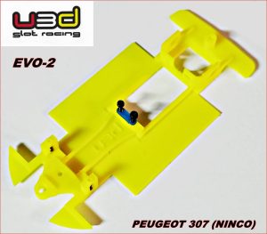 CHASSIS 3D EVO-2 PEUGEOT 307 (NINCO - IN-LINE)