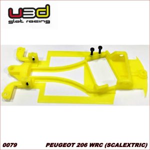 CHASSIS 3D PEUGEOT 206 WRC (SCALEXTRIC - ANGLEWINDER)
