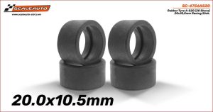RUBBER TYRES A-S20 20 x 10,5mm.