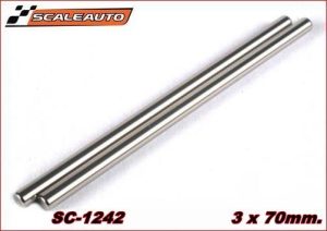 3 X 70MM. RECTIFIED STEEL AXLE