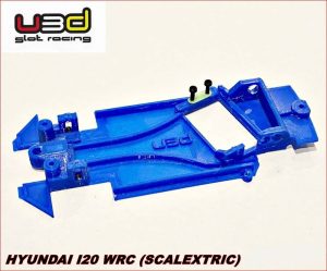 CHASSIS 3D EVO-2 HYUNDAI I20 WRC (SCALEXTRIC - ANGLEWINDER)