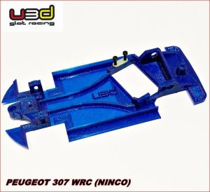 CHASIS 3D PEUGEOT 307 WRC (NINCO- ANGLEWINDER)