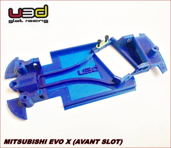 CHASSIS 3D MITSUBISHI EVO X (AVANT SLOT- ANGLEWINDER) – Actual Slot
