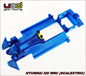 XASSIS 3D EVO.2 HYUNDAI I20 WRC (SCALEXTRIC - IN-LINE)