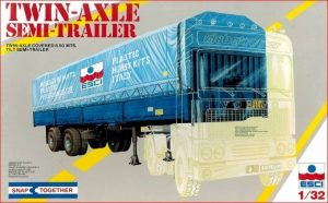 KIT 1/32 TWIN-AXLE SEMI-TRAILER