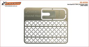 SEPARADORES EJE DE 3mm. EN ACERO 0,10mm. - PHOTOEDGE