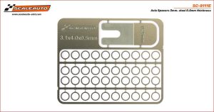 SEPARADORES EJE DE 3mm. EN ACERO 0,50mm. - PHOTOEDGE