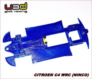 CHASIS 3D CITROEN C4 WRC (NINCO- IN-LINE)