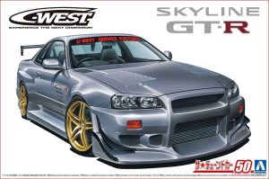 KIT 1/24 NISSAN C-WEST BNR34 SKYLINE GT-R '02