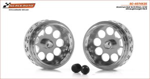 ALUMINIUM WHEELS 16,9 x 10mm. ULTRA LIGHTWEIGHT V.2